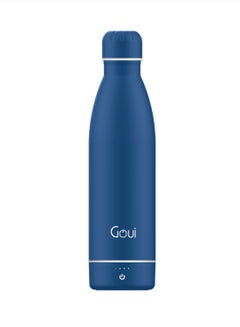 اشتري Combines Wireless Charging And Innovative Smarter Bottle Solution Liquid Capacity 420ml 6000 MAH 5w Midnight Blue / White في الامارات