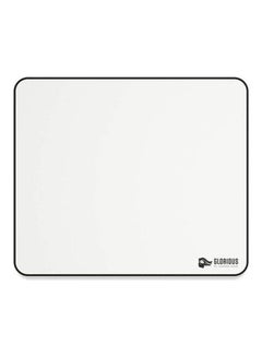 اشتري Glorious Large Gaming Mouse Pad for Desk - Rubber Base Computer Mouse Mat - Durable Mouse Mat - Cloth Mousepad with Stitched Edges - White Cloth Mousepad | 11"x13" (GW-L) في الامارات