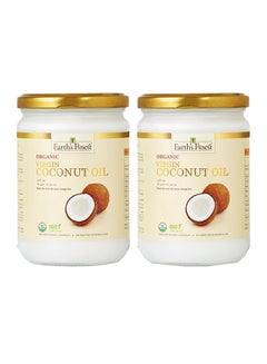 Buy Organic Virgin Coconut Oil 500ml Pack of 2 in UAE