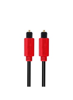 Buy Digital Optical Cable (TosLink) Black and Red in UAE