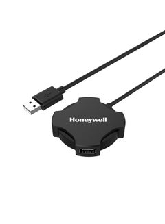 Buy 4-1 USB 2.0 Non-Powered Hub, 1.2M Cable, With a Transmission speed of 480MBPS, current 500mA per port, Universally Compatible with all USB PC Speaker Hard drive Keyboard Printer Pen Drive Black in UAE