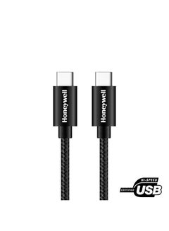 Buy Type C To Type C (IF Certified USB 3.1 Cable), 100W (5A), Braided Sync & Fast Charging Cable, 4 Feet (1.2M), Supports PD & QC 3.1 Charging, 5 GBPS Data Transmission black in UAE