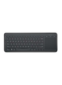 Buy All-In-One Wireless Media Touchpad Keyboard Black in Egypt