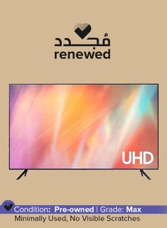 اشتري Renewed - 43-Inch Crystal UHD 4K Flat Smart TV(2021) UE43AU7100 Black في الامارات