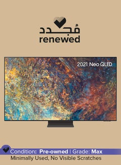 Buy Renewed - 65 Inch Neo QLED 4K HDR Smart TV (2021) QE65QN95A Sand Carbon in UAE