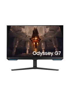 اشتري 32 inch Odyssey G7 BG702, 4K UHD Gaming Monitor with Smart TV Experience, 144hz Refresh Rate & 1ms Response Time, Gaming Hub, G-Sync Compatible - LS32BG702EMXUE Black في الامارات