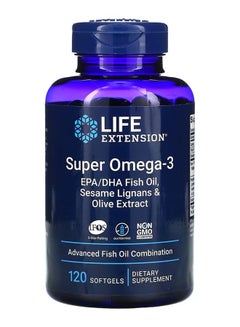 Buy Super Omega-3 Dietary Supplement - 120 Capsules in UAE
