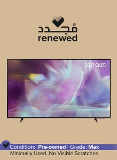 اشتري Renewed - 43-Inch QLED 4K HDR Smart TV (2021) QE43Q60A Black في الامارات