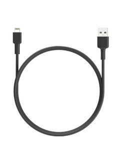 Buy Braided Nylon Sync & Charge MFI Cable USB-A To Lightning 0.9M BAL7 Black in Saudi Arabia