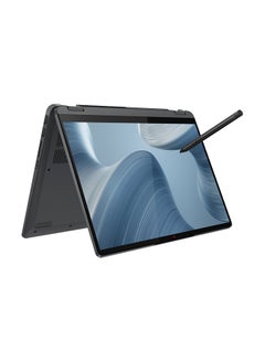 اشتري IdeaPad Flex 5 14IAU7 With 14-Inch WUXGA Display, Core i5-1235U Processor / 8GB RAM / 512GB SSD / Intel Iris Xe Graphics / Win 11 Home / English/Arabic Storm Grey في الامارات