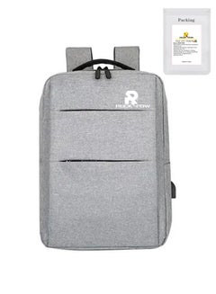 Buy Lightweight Backpack Laptop Bag Grey/Black in Saudi Arabia