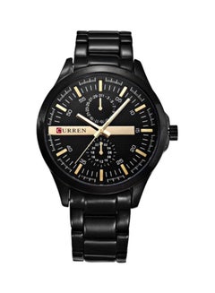 اشتري Men's Stainless Steel Analog Wrist Watch 8128 في الامارات