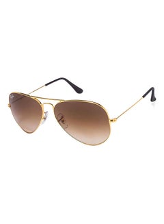 Buy Men's UV Protection Aviator Sunglasses - RB3025 - Lens Size: 58 mm - Gold in UAE
