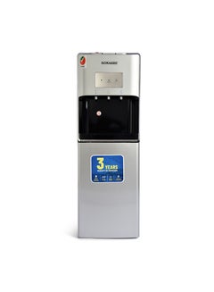 Buy 3 Tap Hot & Cold Free Standing Water Dispenser With Bottom Loading SWD-56 Silver in UAE