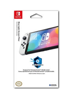 Buy Hori Nintendo Switch OLED Blue Light Screen Protective Filter in UAE