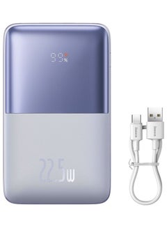 اشتري 20000.0 mAh 20000.0 mAh USB C Portable Power Bank with Digital Display (20000 mAh with 1 USB C Port and 2 USB A Ports for up to 22.5W Charging for iPhone, Android, AirPods, iPad, and More) – Purple Purple في السعودية