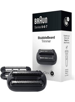 Buy Easy Click Stubble Beard Trimmer Attachment For New Generation Series 5, 6 And 7 Electric Shaver With Four Different Stubble Lengths 8 x 6.5 x 16cm in UAE