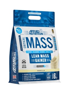 Buy Critical Mass Lean Mass Gainz Vanilla Flavour -6Kg in Saudi Arabia