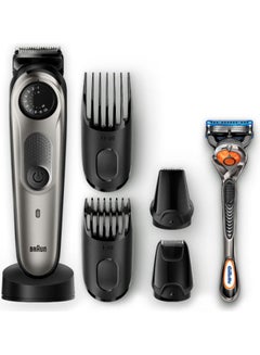 Buy 6 In 1 Rechargeable Beard And Hair Trimmer For Men 22 x 6.14 x 22cm in UAE