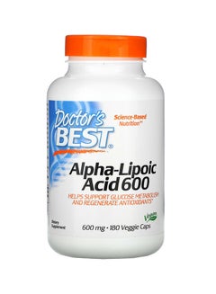 Buy Alpha-lipoic Acid 600 Dietary Supplement - 180 Capsule 600 mg in UAE