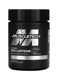 اشتري Platinum Caffeine Dietary Supplement - Unflavored - 125 Tablets 220 mg في السعودية