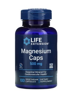 اشتري Magnesium Caps - 100 Vegetarian Capsules 500 Mg في السعودية