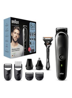 Buy All-In-One 8-In-1 Trimmer 6 Attachments And Gillette Proglide Razor 22.19 x 6.14 x 22.5cm in UAE