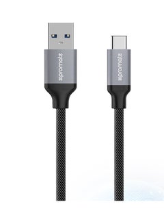 Buy USB Type C Data Sync And Charging Cable grey in UAE