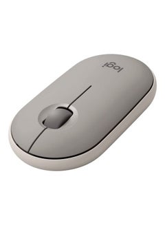 Buy Pebble Wireless Mouse With Bluetooth 2.4 GHz Receiver Silent Slim Quiet Clicks For Laptop Notebook iPad PC Mac Chromebook Sand in UAE