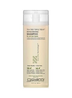 Buy Tea Tree Triple Teat Invigorating Shampoo For All Hair Types 250ml in UAE