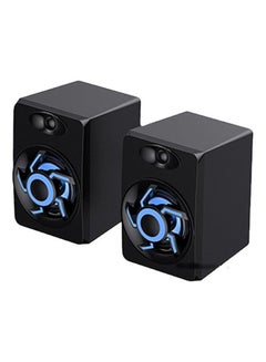 اشتري Hifi Lampe Lautsprecher Usb Pc Gaming Led Lights Bass Speaker Audio With Amplifier في مصر