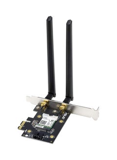 Buy PCE-AX3000 WiFi 6 (802.11ax) Adapter with 2 External Antennas. Supporting 160MHz for Total Data Rate up to 3000Mbps, Bluetooth 5.0, WPA3 Network Security, OFDMA and MU-MIMO Black in UAE