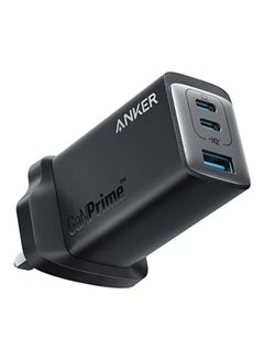 Buy 735 Charger (GaNPrime 65W) Dual Port Type-C And USB Charger Adapter Black in Saudi Arabia