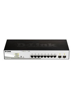 Buy DGS-1210-10P 8-Port 10/100/1000M PoE with 2 Combo SFP ports Web Smart Switch Grey in UAE