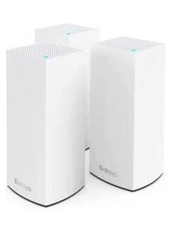 اشتري Atlas WiFi 6 Router Home WiFi Mesh System, Dual-Band, 6,000 Sq. ft Coverage, 75+ Devices, Speeds up to (AX3000) 3.0Gbps - MX2000 3-Pack White في الامارات