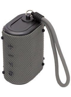 Buy Bluetooth Wireless Water Resistant 4 Hours 5W Portable Speaker EVAUD-MB5AG Grey in UAE