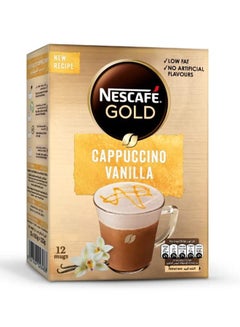 Buy Gold Cappuccino Vanilla - 12 Sachets 18.5grams in Egypt