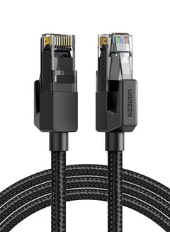 Buy Ethernet Cable Cat 6 Braided Cat6 Gigabit High Speed 1000Mbps Internet Cable RJ45 Shielded Network LAN Cord Compatible with PS5 PS4 Xbox One Smart TV Switch Router WiFi Extender Patch Panel-3 ft Black in Saudi Arabia