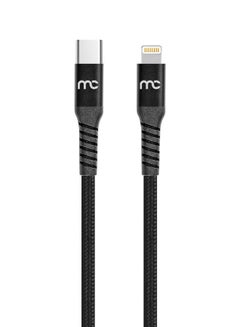 Buy Type C To MFI Lightning Charge And Sync Cable Black in Saudi Arabia