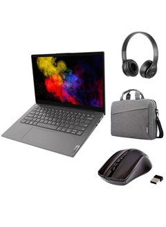 Buy V15 G2 ITL Laptop With 15.6-Inch FHD Display, Core i3-1115G4 Processor/8GB RAM/512GB SSD/Intel UHD Graphics/Windows-11 With Laptop Bag +Wireless Headphone And Mouse English Black in UAE