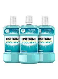 Buy Cool Mint Mouth Wash 500ml Pack Of 3 in UAE