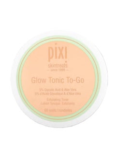 Buy 60-Piece Glow Tonic To Go Toner Pad Set 2.8inch in Saudi Arabia