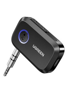 اشتري Aux Bluetooth Car Adapter 3.5mm,Portable Bluetooth 5.3 Receiver for Car,Bluetooth 3.5mm Jack Kit with Built-in Microphone for Car Stereo/Speaker/Home Stereo/Wired Headphones,15H Battery Life Black في الامارات