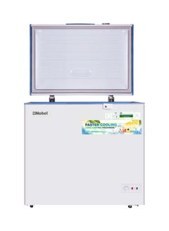 Buy Single Door Chest Freezer 150L Gross, 141L Net, R600A Refrigerant, Anti Scratch, 98W Power, Metal Basket & Inner Divider, LED Light, Lock & Key 98 W NCF170N White in UAE