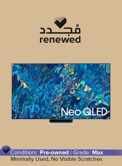 اشتري Renewed - 55 Inch Neo QLED 4K Smart TV (2022) QA55QN95BAUXZN Bright Silver في الامارات