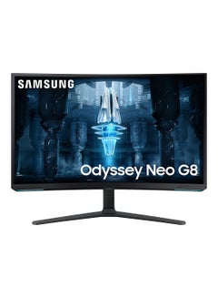 Buy 32- inch Odyssey Neo G8 4K UHD 240Hz 1ms G-Sync 1000R Curved Gaming Monitor, Quantum HDR2000, AMD FreeSync Premium Pro, Matte Display, Ultrawide Game View, DisplayPort, HDMI LS32BG850NMXUE Black in UAE