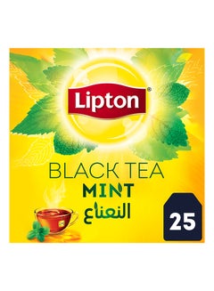 اشتري شاي أسود بنكهة النعناع، 25 كيس شاي في الامارات