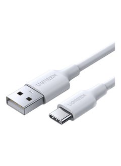 Buy Charging And Sync Data Cable USB To USB-C 2M White in Egypt