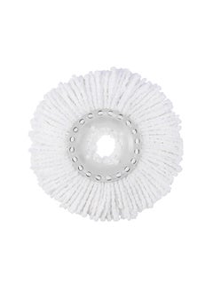 Buy Refill Cloth - Spin Mop Refill Cloth - Soft, High Quality, Round Shape, Excellent Performanance, Highly Resistent, Durable and Washable White 35x35x2cm in UAE