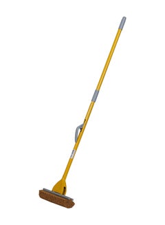 Buy Floor Cleaning Metal Roller Mop Yellow/Grey 28cm in UAE